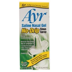 Ayr Saline Nasal Gel - No Drip .75 Oz Gel - Swanson Health Products