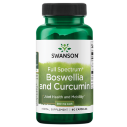 SWanson premium full spectrum boswellia curcumin 60 capsules