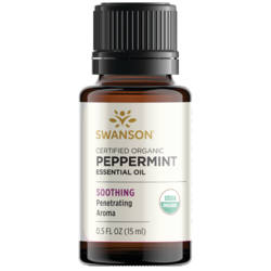 Swanson aromatherapy certified organic peppermint essential oil