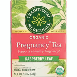 tea pregnancy organic medicinals traditional raspberry leaf swansonvitamins