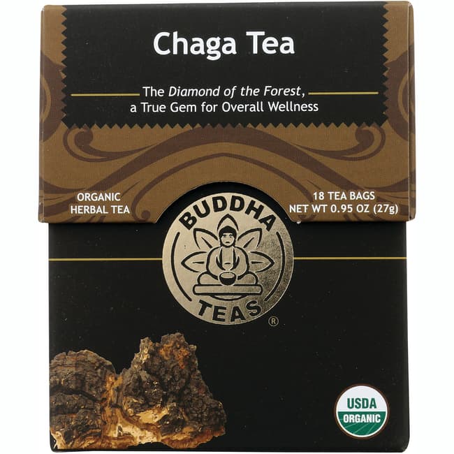 Buddha Teas Chaga Tea 18 Bag(s) - Swanson Health Products