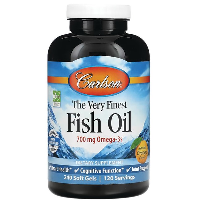 Carlson The Very Finest Fish Oil 240 Sgels Swanson