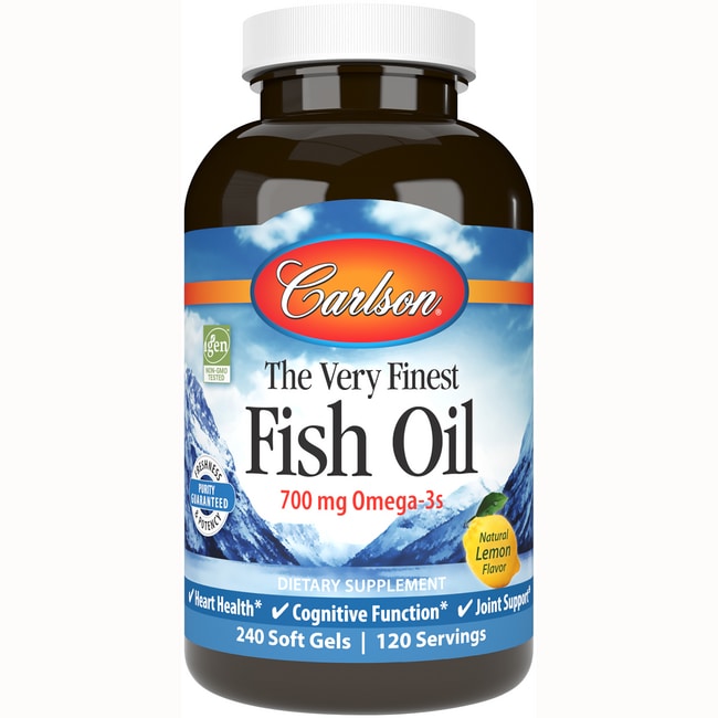 Carlson The Very Finest Fish Oil 1,000 mg 240 Sgels