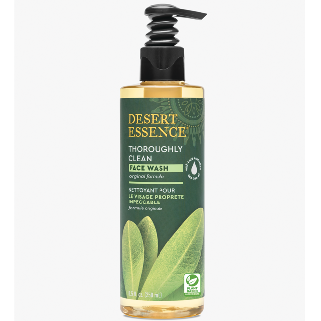 Desert Essence Thoroughly Clean Face Wash  Original 8.5 fl oz 250 mL 