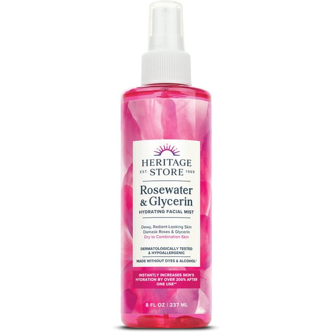 Heritage Products Rosewater & Glycerin 8 fl oz (240 mL) Liquid