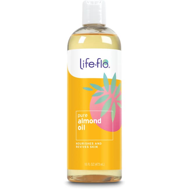 LifeFlo Pure Almond Oil 16 fl oz Liquid Swanson Health Products