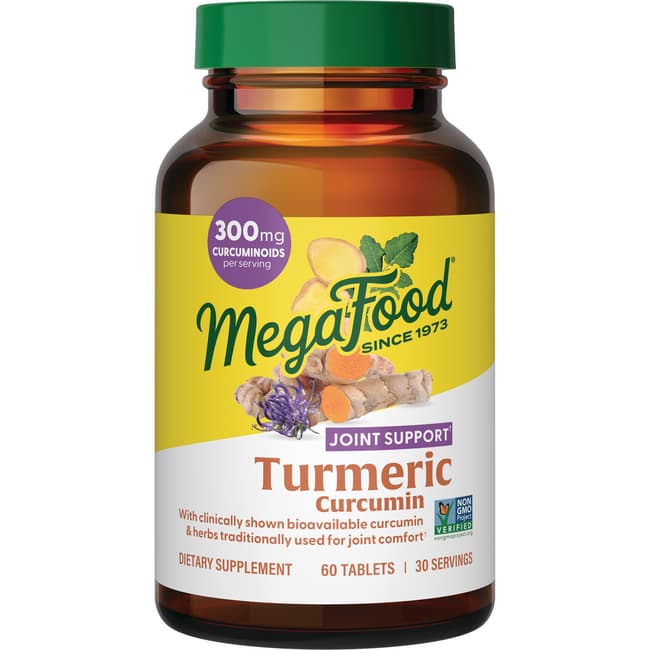 MegaFood Turmeric Strength for Joint 60 Tabs Swanson Health Products