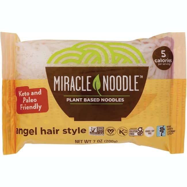 Miracle Noodle Angel Hair Shirataki 7 oz Pkg Swanson Health Products