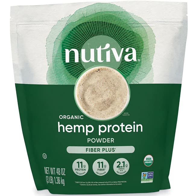 Nutiva Organic Hemp Protein Hi Fiber 3 Lbs Pwdr Swanson Health Products 4169