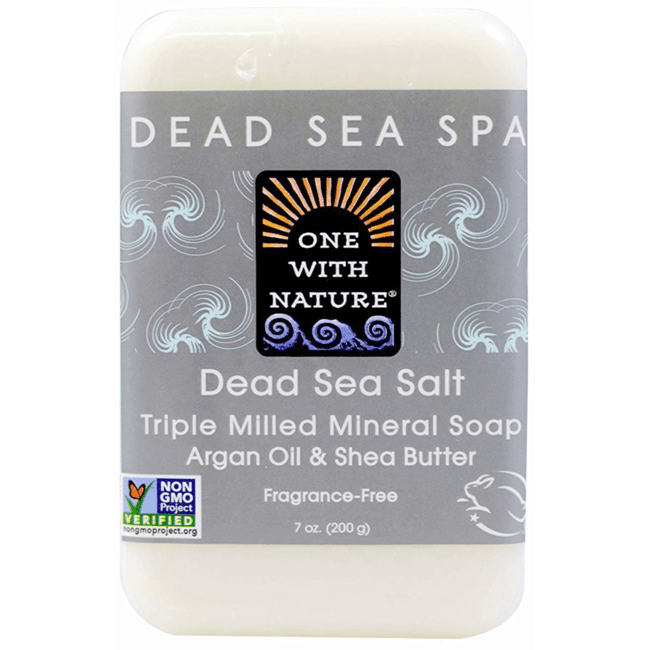 One With Nature Dead Sea Minerals Triple Milled Bar Soap Dead Sea