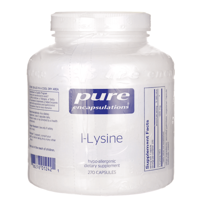 Pure Encapsulations LLysine 270 Veg Caps Swanson Health Products