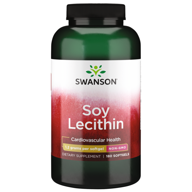 Swanson premium lecithin non gmo 1200mg 180 gels