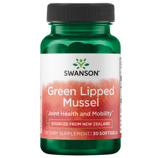Swanson EFAs New Zealand Green Lipped Mussel Oil 30 Sgels Swanson