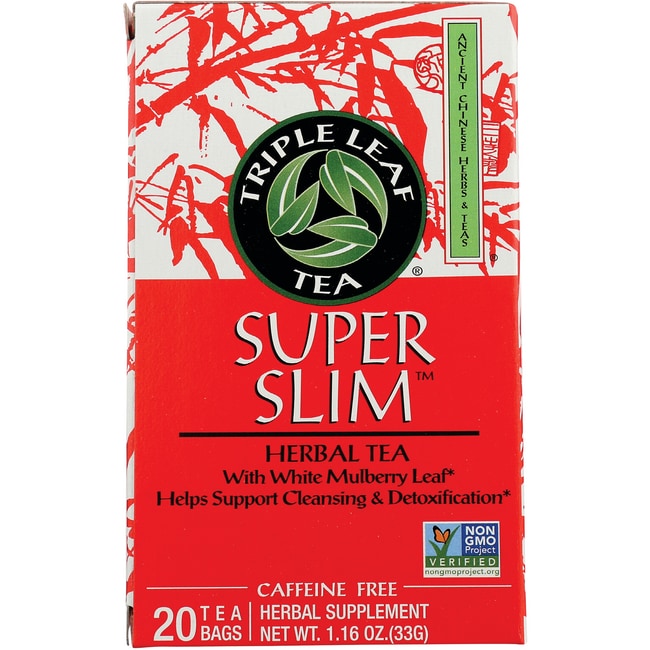 Triple Leaf Tea Super Slimming Tea 20 Bag(s) Swanson Health Products