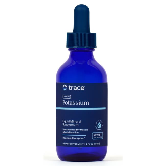 Trace Minerals Ionic Potassium 99 mg 2 fl oz Liquid Swanson Health