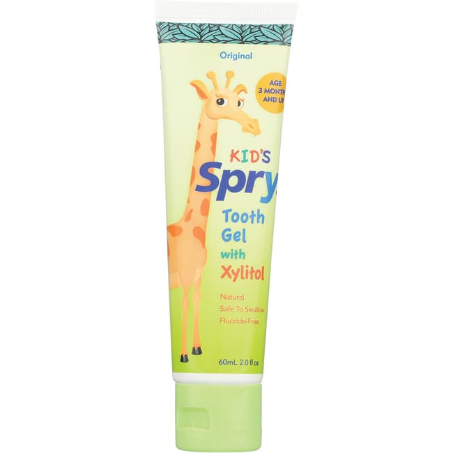 Xlear Kid's Spry Tooth Gel with Xylitol 2 fl oz Gel Swanson Health