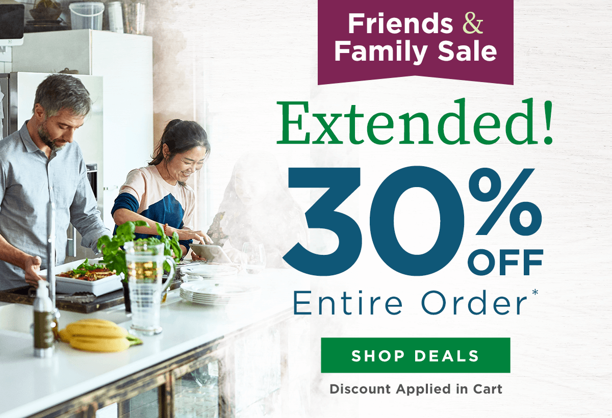 30% off Entire Order