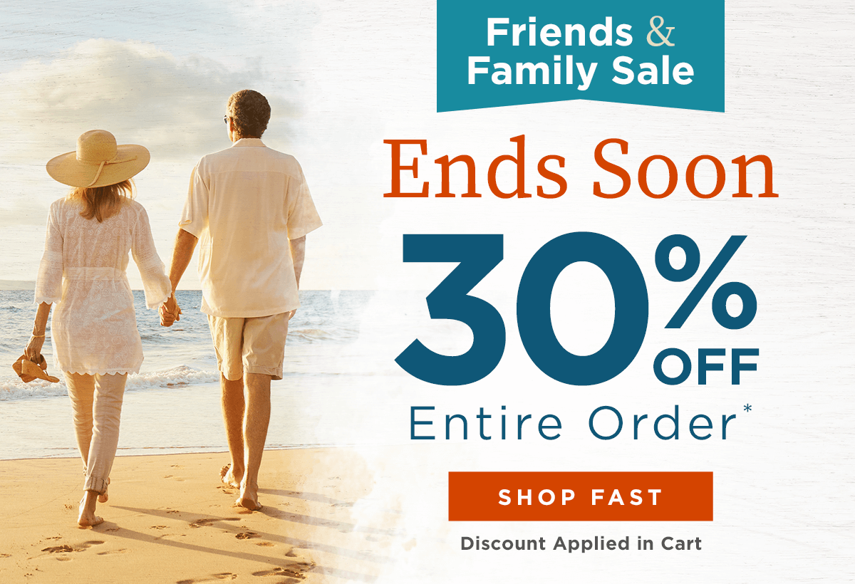 30% off Entire Order