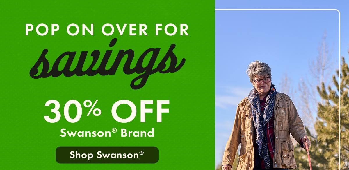 30% off Swanson Brand