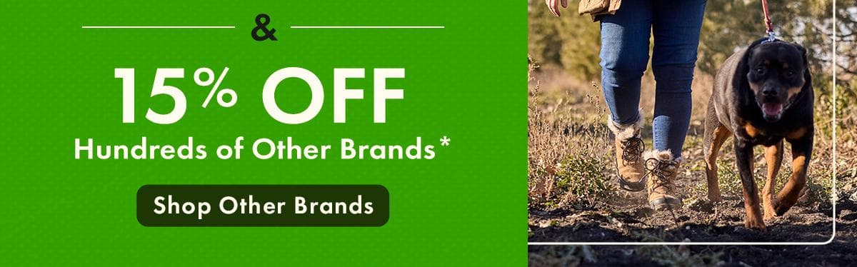 15% off Hundreds of Other Brands