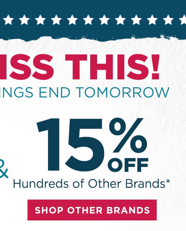 15% off Almost Everything Else