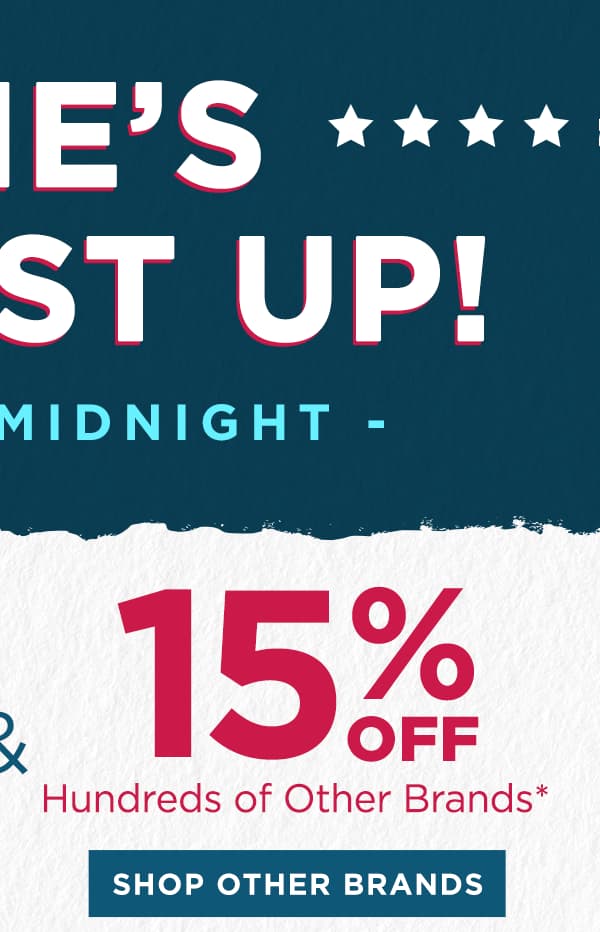 15% off Almost Everything Else