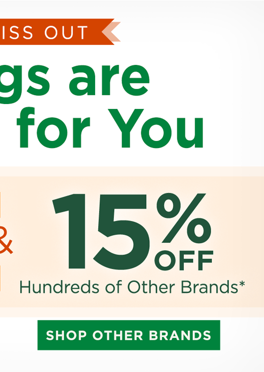 15% off Almost Everything Else