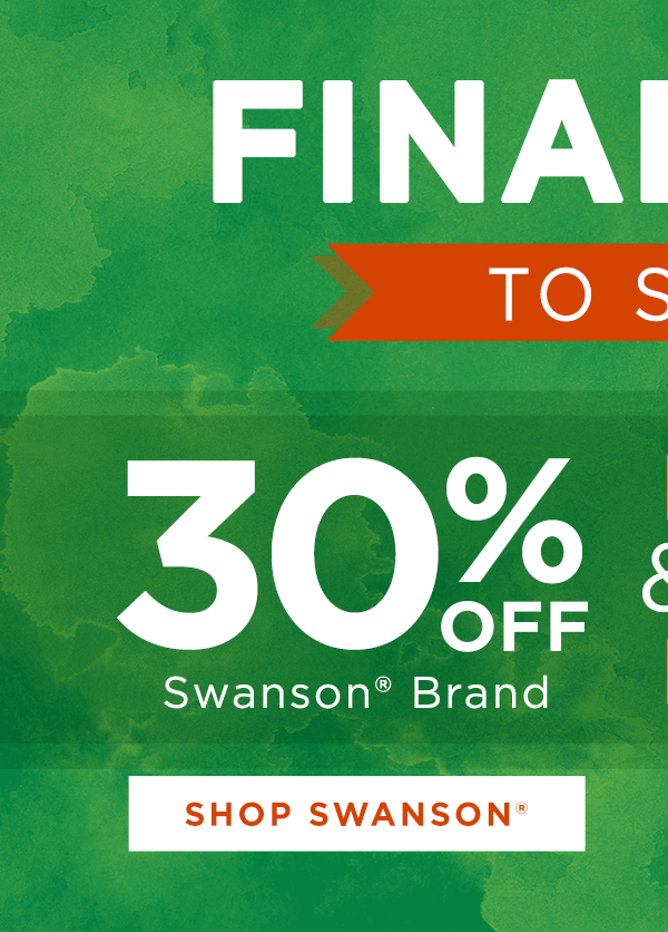 30% off Swanson