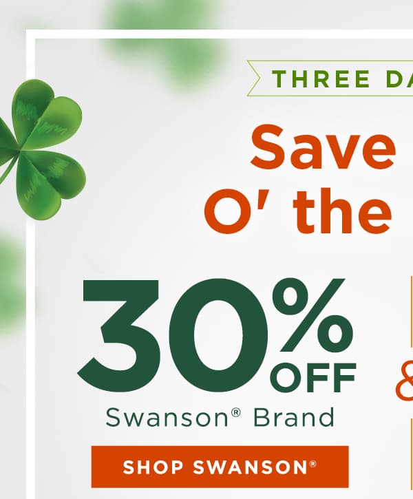 30% off Swanson