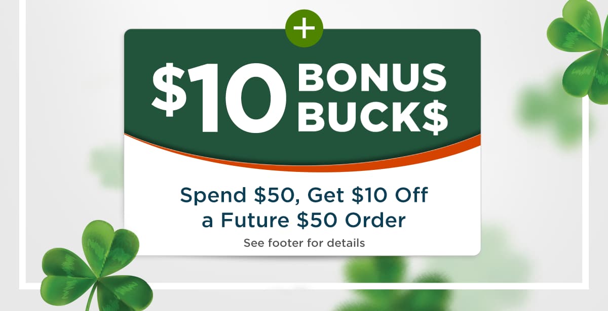 $10 Bonus Bucks