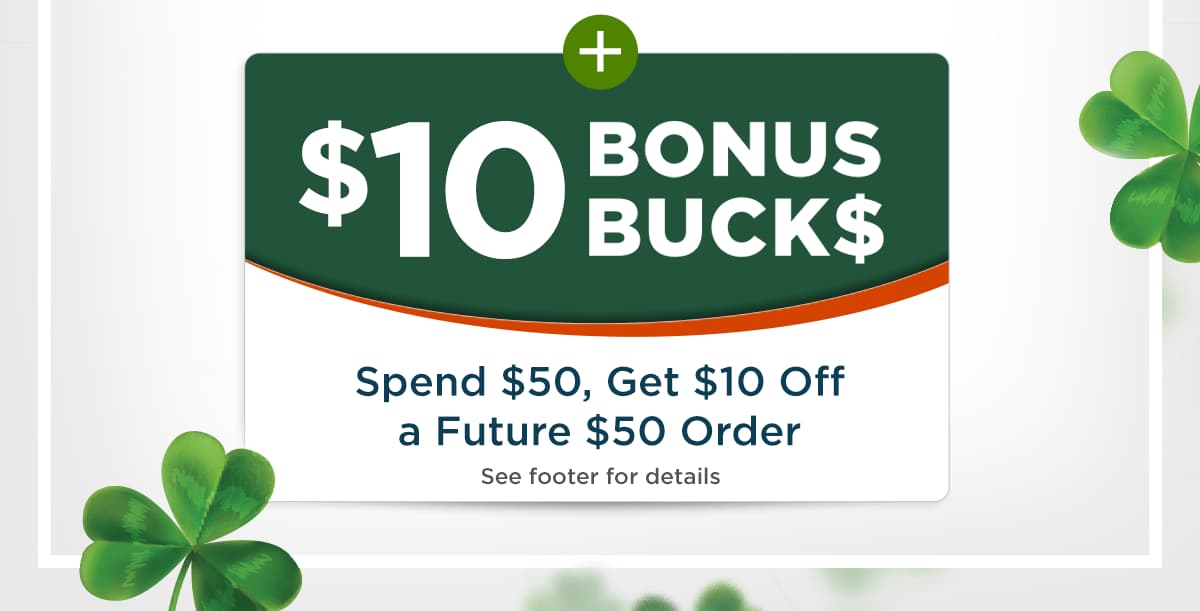 $10 Bonus Bucks