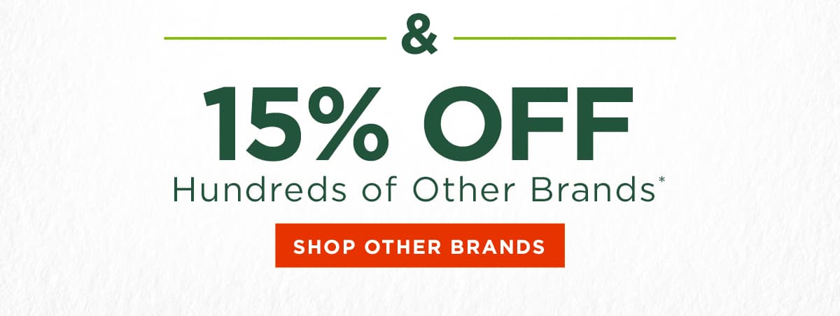 15% off Almost Everything Else