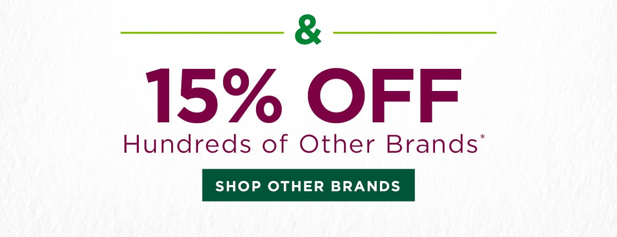 15% off Almost Everything Else