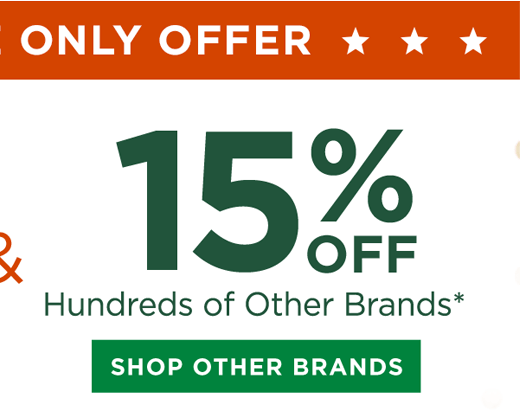 15% off Almost Everything Else