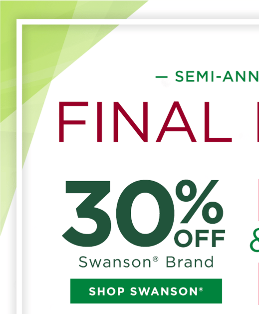 30% OFF Swanson