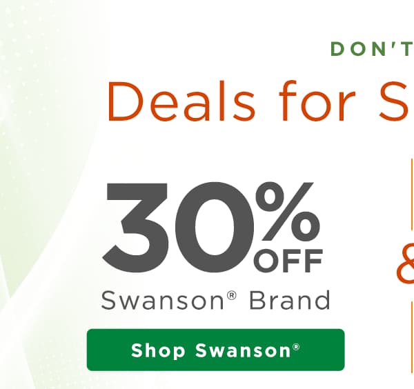 30% OFF Swanson