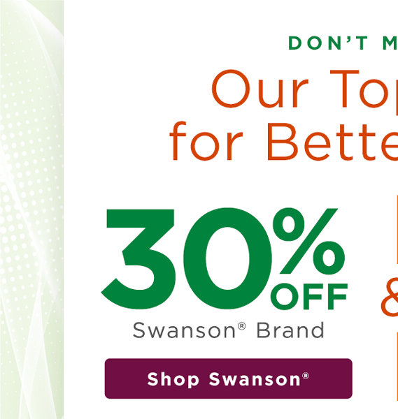 30% off Swanson