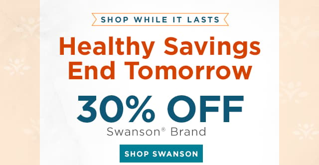 30% off Swanson