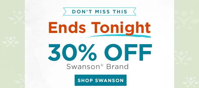 30% off Swanson