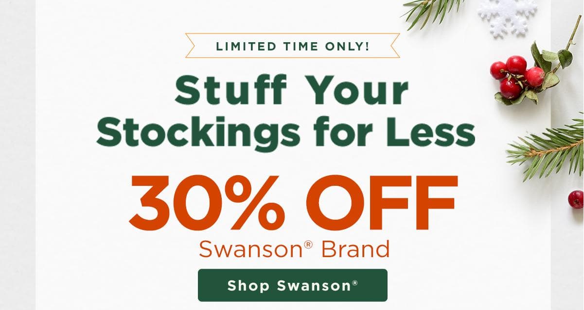 30% off Swanson Brand