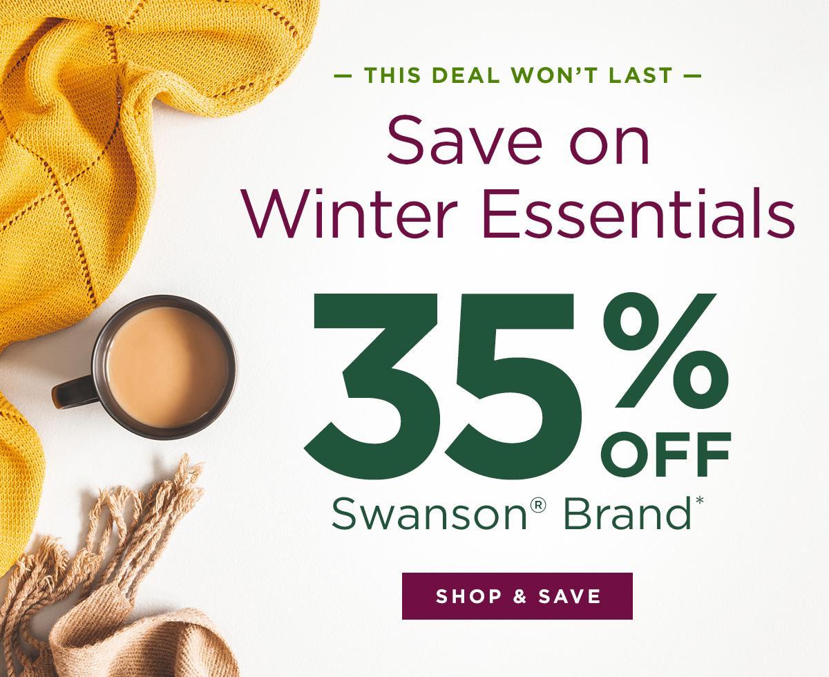 35% off Swanson