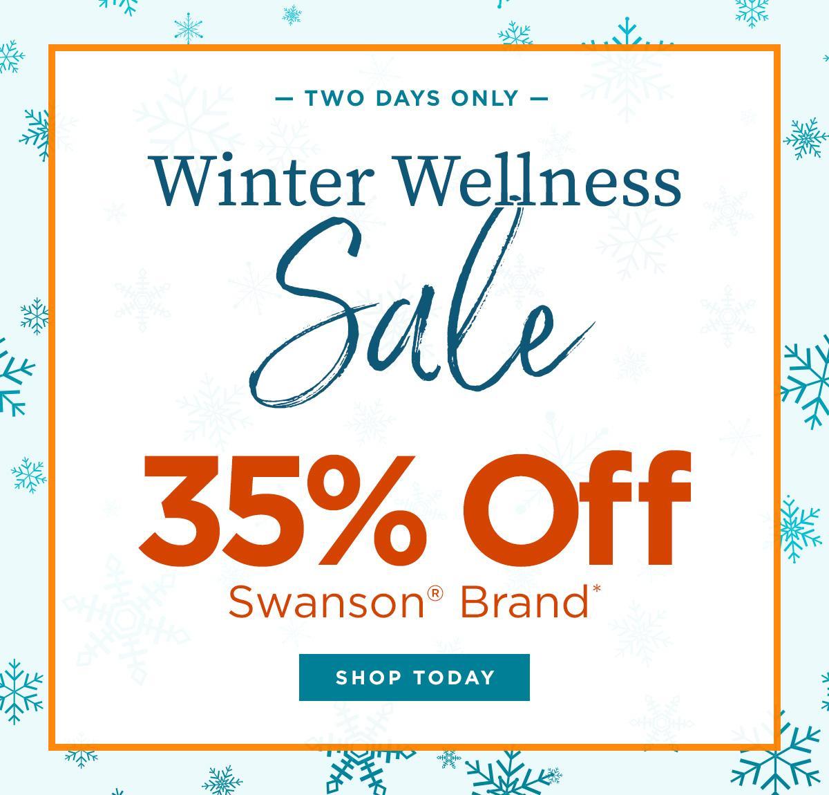 35% off Swanson