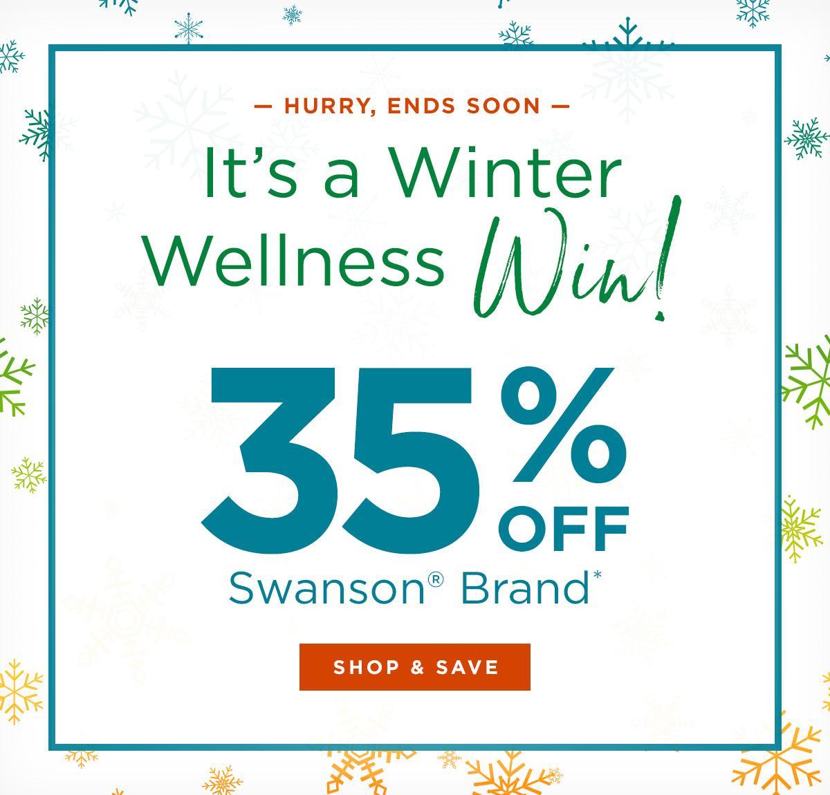 35% off Swanson