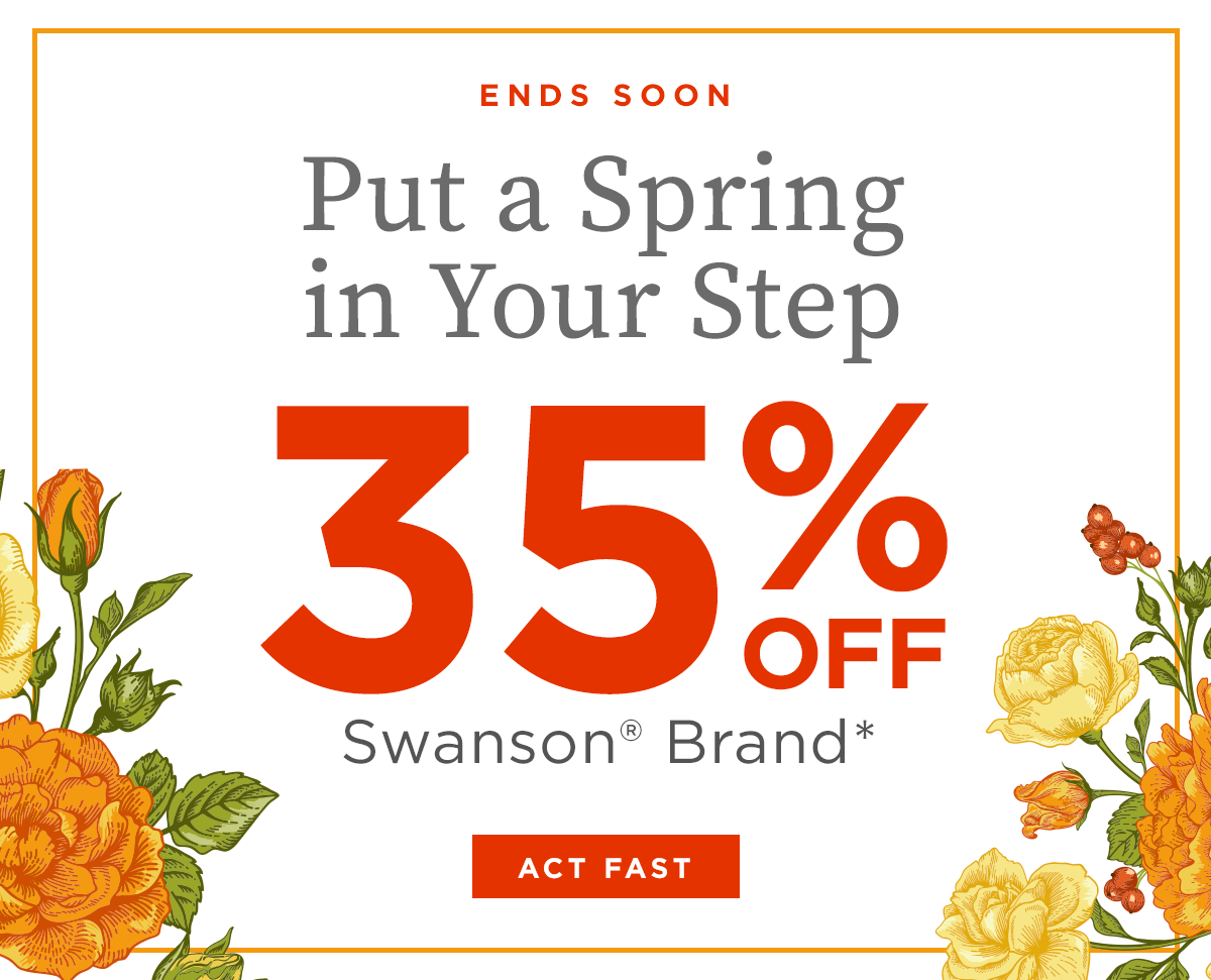 35% off Swanson