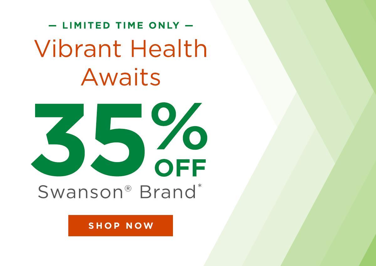 35% off Swanson