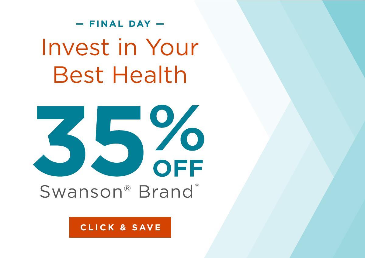 35% off Swanson