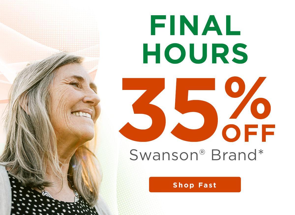 35% off Swanson