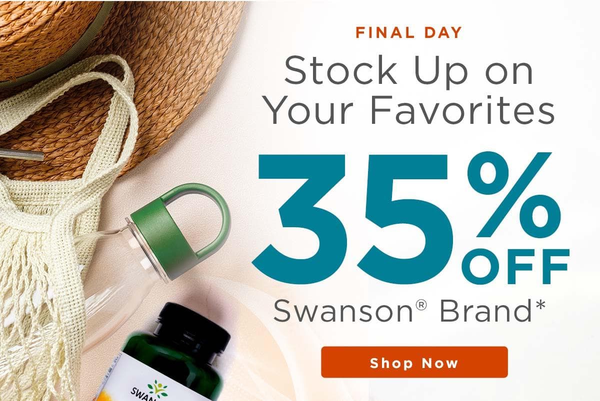 35% off Swanson