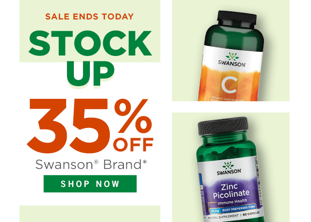 35% off Swanson