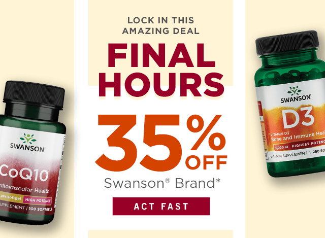 35% off Swanson